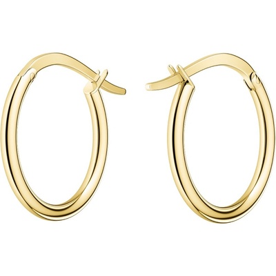 Rosefield kruhové náušnice z ocele Essentials JELHG-J583