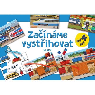 Betexa Začínáme vystřihovat Vlaky – Zboží Mobilmania