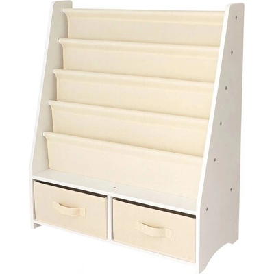 Ginger Home Детски дървен органайзер 2 в 1 Ginger Home - Етажерка и кутии за съхранение (JWTR-3317)