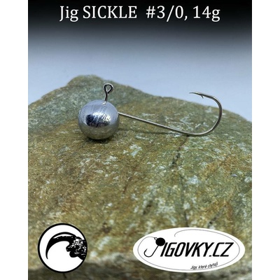 Jigovky.cz Jigové hlavičky Sickle vel.3 14g 5ks