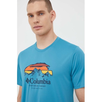 Columbia Спортна тениска Columbia Columbia Hike в синьо с принт (2036565)