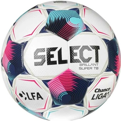 Futbalová lopta Select FB BRILLANT SUPER TB CHANCE LIGA 2026/27 Biela,Mix