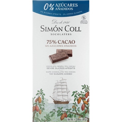 Simón Coll hořká BEZ CUKRU 85 g