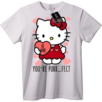 NOONEBRAND Тениска Hello Kitty Бъди Мой - 7XL, Black
