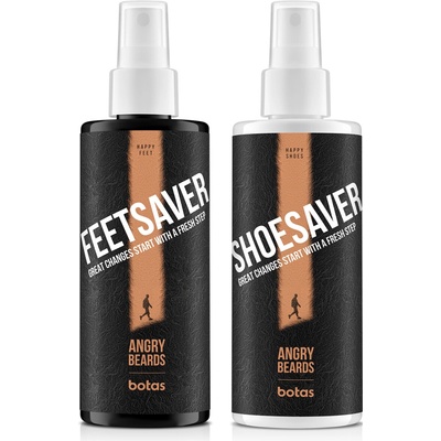Angry Beards Saver Set Shoe & Feet Spray 2x200 ml