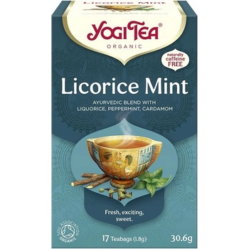 Yogi Tea Bio Lékořice Máta 17 x 1,8 g