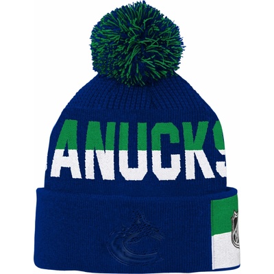 Outerstuff Dětská zimní čepice Vancouver Canucks Faceoff Jacquard Knit