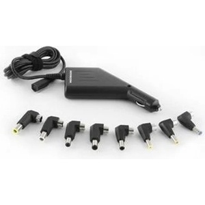 MODECOM Захранване за лаптопи Modecom MC-UC65-A10, универсално, 65W, USB 15V/2A порт, 8 конектора, за кола