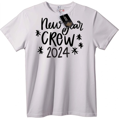 NOONEBRAND Тениска New Year Crew 2024 - XS, White