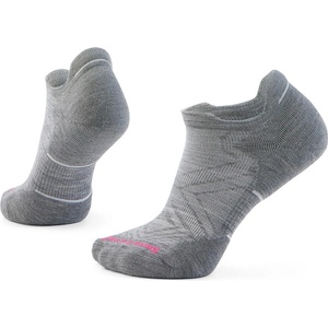 Smartwool Дамски чорапи за бягане Smartwool Women's Run Targeted Cushion Low Ankle Running socks - Lightgreywhite - размер 38-41 (EU) (201-4475-0712)