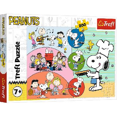 TREFL Snoopy a priatelia 200 dielov