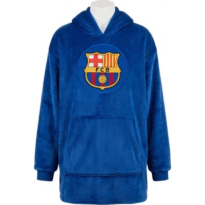 FC Barcelona detská oversized mikina-deka modrá
