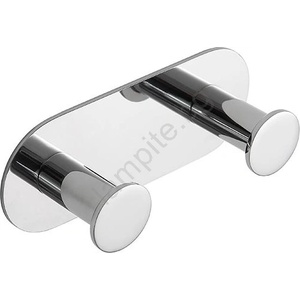 Bemeta Закачалка 11, 5x4, 5 см неръждаема стомана/сребрист (BD0025)