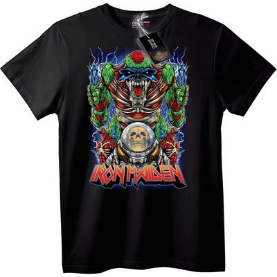 NOONEBRAND Тениска на Iron Maiden с Eddie - M, Black