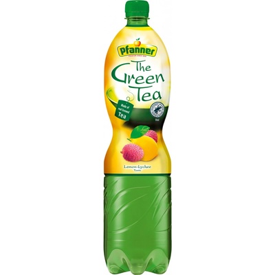 Pfanner Green Tea citron a liči 6 x 1,5 l