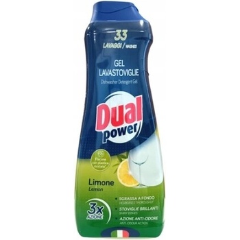 Dual Power All in1 Lemon Gél do umývačky riadu 660 ml