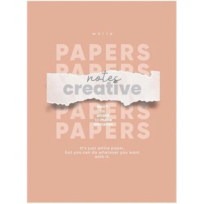 SHKOLYARYK Sešit Notes Creative A4 čtverečkovaný