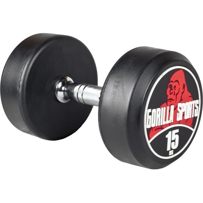 Gorilla Sports jednoruční činka 15 kg
