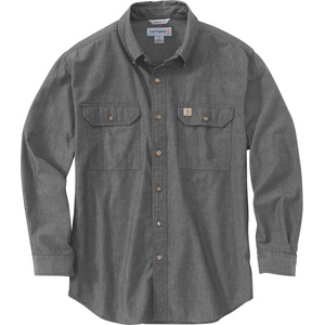 Carhartt Мъжка риза с копчета Carhartt Loose Chambray L/S Shirt - Black Chambray (033-2108-0113)