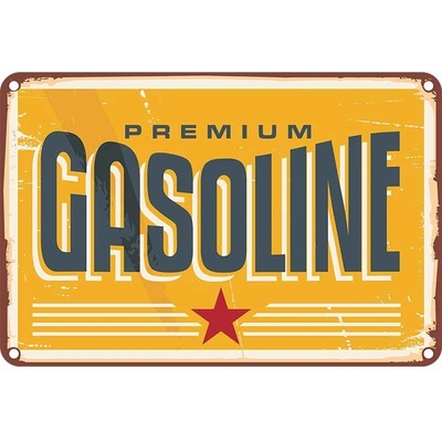 Ceduľa Premium Gasoline