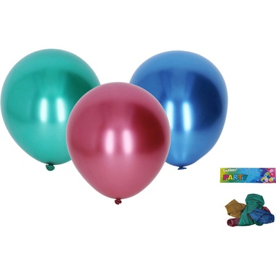 wiky Balónek nafukovací chromový 25 cm sada 211718