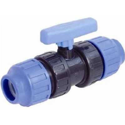 Tecno Plastic PP kulový kohout- svěrný spoj x svěrný spoj 50mm