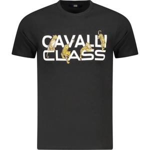Cavalli class Тениска с къс ръкав за мъже cavalli class, Размер 2xl, Цвят Черен (txt60mjd060_ne05051)