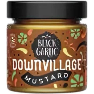 Black Garlic DownVillage Horčica s čiernym cesnakom 220g