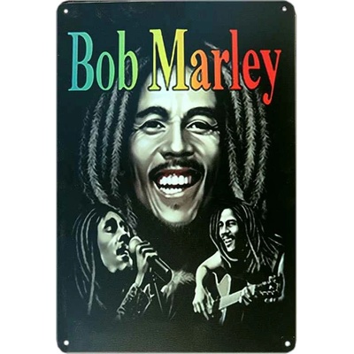 Plechová cedula Bob Marley