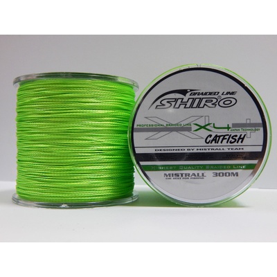 Mistrall Shiro Catfish fluo zelená 300 m 0,40 mm 48,2 kg