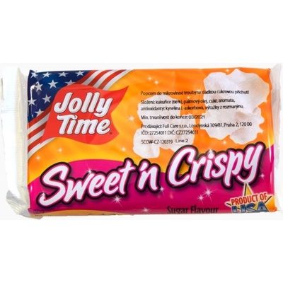 Jolly Time Popcorn Sweet´n Crispy - Sladký popcorn 100 g