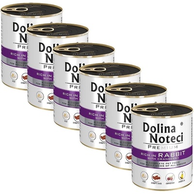 Dolina Noteci Premium Rabbit with Cranberry 6 x 800 g