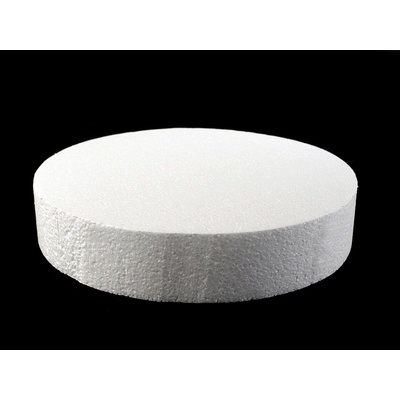 Dortový korpus / podstavec Ø25 cm polystyren bílá 1 ks