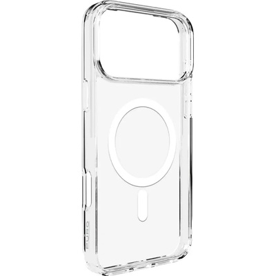 PURO Калъф Puro Lite Mag TPU+PC, съвместим с MagSafe за iPhone 17 Pro - прозрачен с бял пръстен (PUIPC17P63LITEMAGTR)