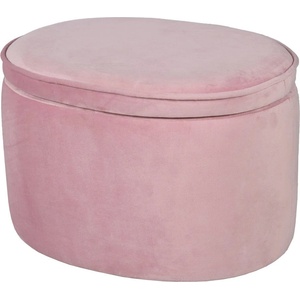 Roba Светлорозов кадифен бебешки пуф Lil Sofa - Roba (450140MA)