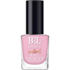 BEL London Бързосъхнещ мини лак за нокти №205 розов руж 6 мл
