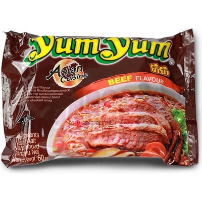 Yum Yum rezancová polievka hovädzia 30 x 60 g