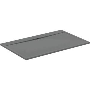 Ideal Standard i. life Ultra Flat S правоъгълно душ корито, асфалтово сиво, 160x100 см (T5232FS)