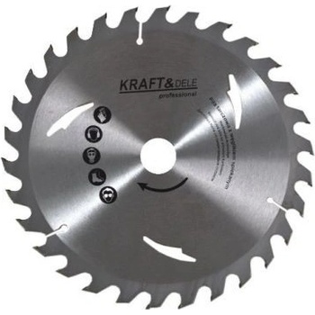 Kraft & Dele KD1019 Vídiový kotúč na drevo 185mm 20mm T36