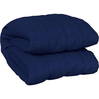 ZBXL Zátěžová deka modrá 7 kg textil 155x220
