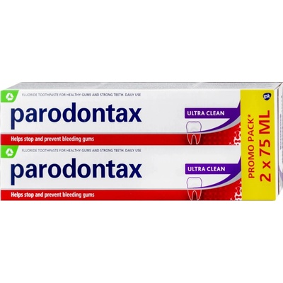 Parodontax паста за зъби, Ultra clean, 2броя х 75мл