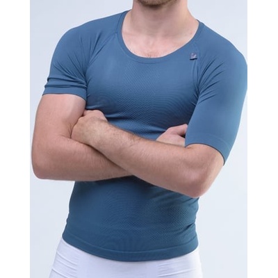 Pánské tričko s krátkým rukávem GINO 88006P petrolejová