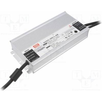 MEAN WELL HVGC-480-L-AB Napájecí zdroj: spínaný; LED; 480W; 137÷343VDC; 700÷1750mA; IP65