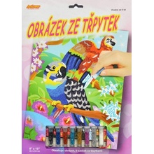 ArtLover obrázek ze třpytek Papoušci