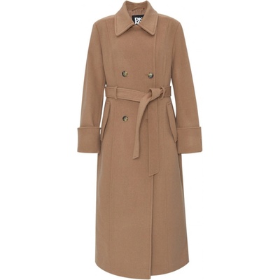 DKNY Slim Wool Coat camel