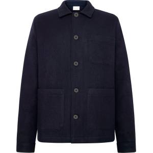 KnowledgeCotton Apparel Мъжко ежедневно яке Knowledgecotton apparel Wool Overshirt Casual jacket - Night Sky - размер XXL (003-3456-0215)
