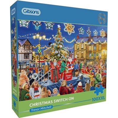 Gibsons Пъзел Gibsons от 100 XXL части - Коледно запалване на светлините (G2238)