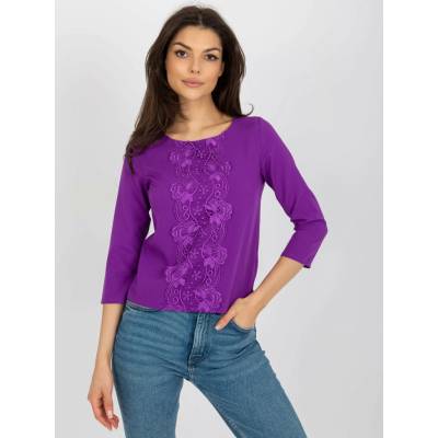 Blouse LK BZ 506522.07 purple fialová