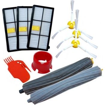 NipponCEC iRobot Roomba 980 sada hlavních kartáčů, bočních kartáčků a filtrů 10 ks