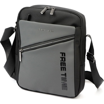 Pierre Cardin pánské crossbody 8155 ALAN06 popelavá